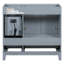[Cabinet seulement] Meuble-lavabo (lavabo non inclus)-1515105458
