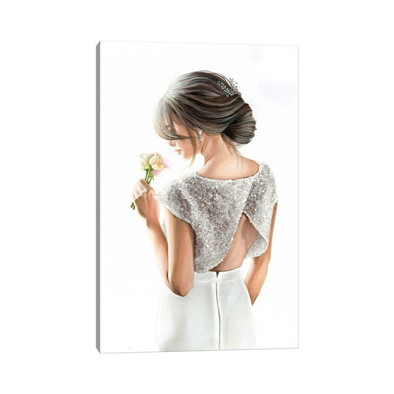 Bride - Painting on Canvas, Wrapped Canvas, 66.04 cm H x 45.72 cm W x 1.91 cm D