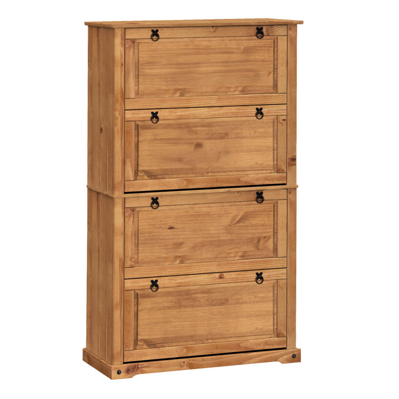 Bayhills Rectangle Accent Cabinet, Brown, Black