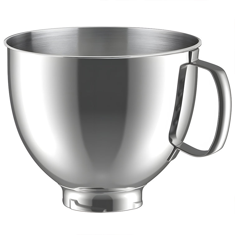 KitchenAid Stainless Steel Bowl , 4.5-Quart, Silver, Polished