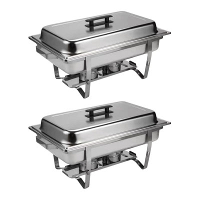 Ensemble de 2 plats de buffet pour la maison et l'extérieur