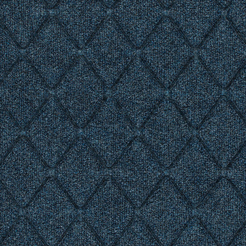 Paillasson aqua seawell argyle, Bleu marine, Rectangle 24" x 36"