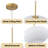 11.8" 1-Light Modern Dimmable Ribbed Glass Pendant Kitchen Light