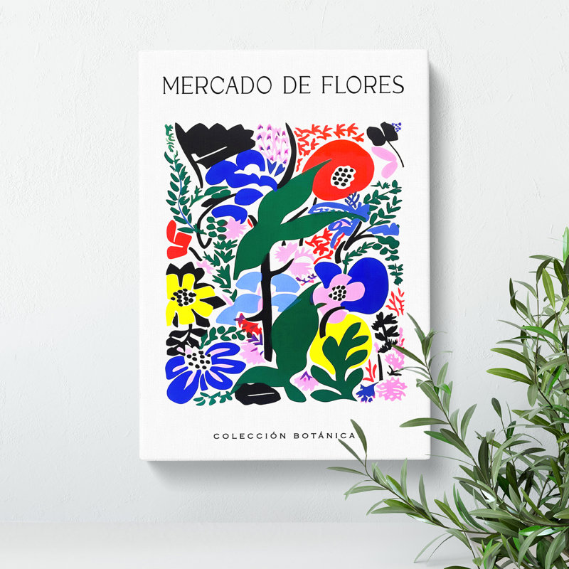 XMKTMKT-139 Botanical Flower Market Exhibition No.2 - Wrapped Canvas Print