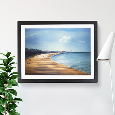 Beach In Watercolour Vol.2 - Single Picture Frame Painting