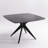 45.3" Wide Square Solid Wood Dinging Table with Metal Legs-1026800486-1023592131