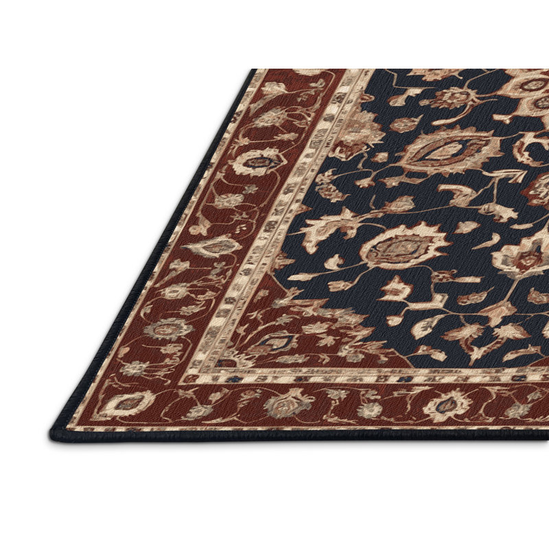 Tapis brun lavable à la machine, Rectangulaire 2 pi x 3 pi
