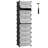 10 Pair Stackable Shoe Storage Cabinet