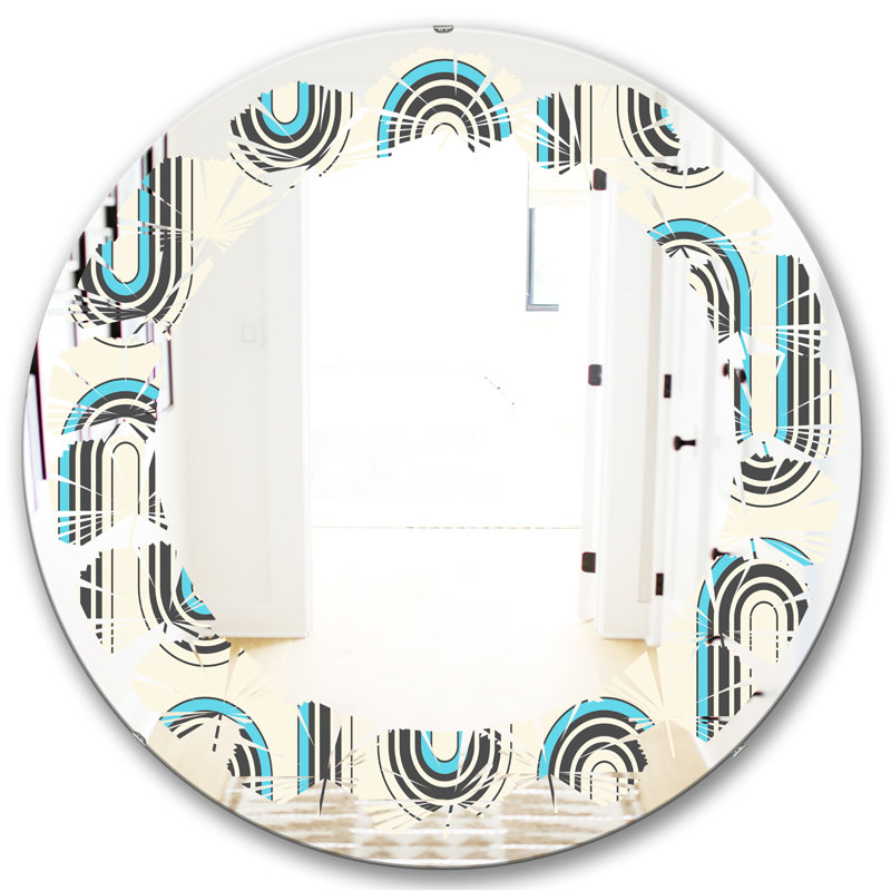 Miroir mural extra-abstract abstract minimal iv, H 31,5 po x l po