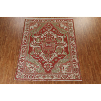 One-of-a-Kind 8' X 9'9" New Age Wool Area Rug in