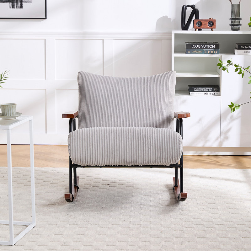 Fauteuil à bascule Modern, Gris