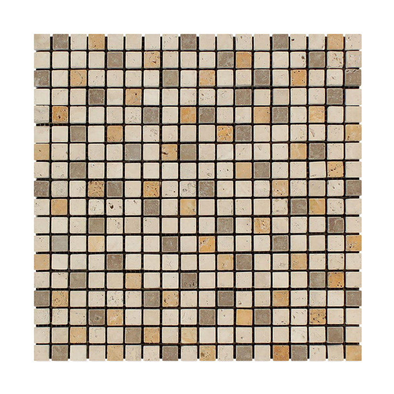 Carreau de mosaïque en travertin