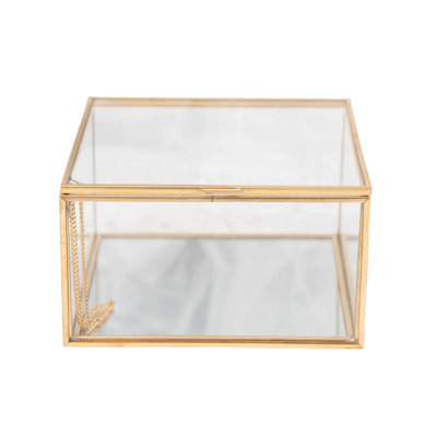 Glass Jewelry Box +