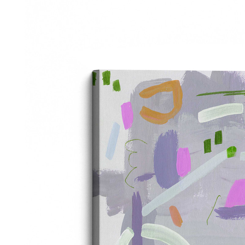 «Lavender Whimsy II» par Melissa Wang, reproduction d'art sur toile, H 18 po x l 12 po