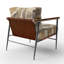 Chaise d'appoint rembourrée Cagney-391412227