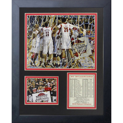 2013 louisville cardinals champions-célébration souvenirs encadrée