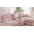 Braegger Modular Sectional Sofa with Chenille Fabric and Tufted Backrest Design-117093340-128718060