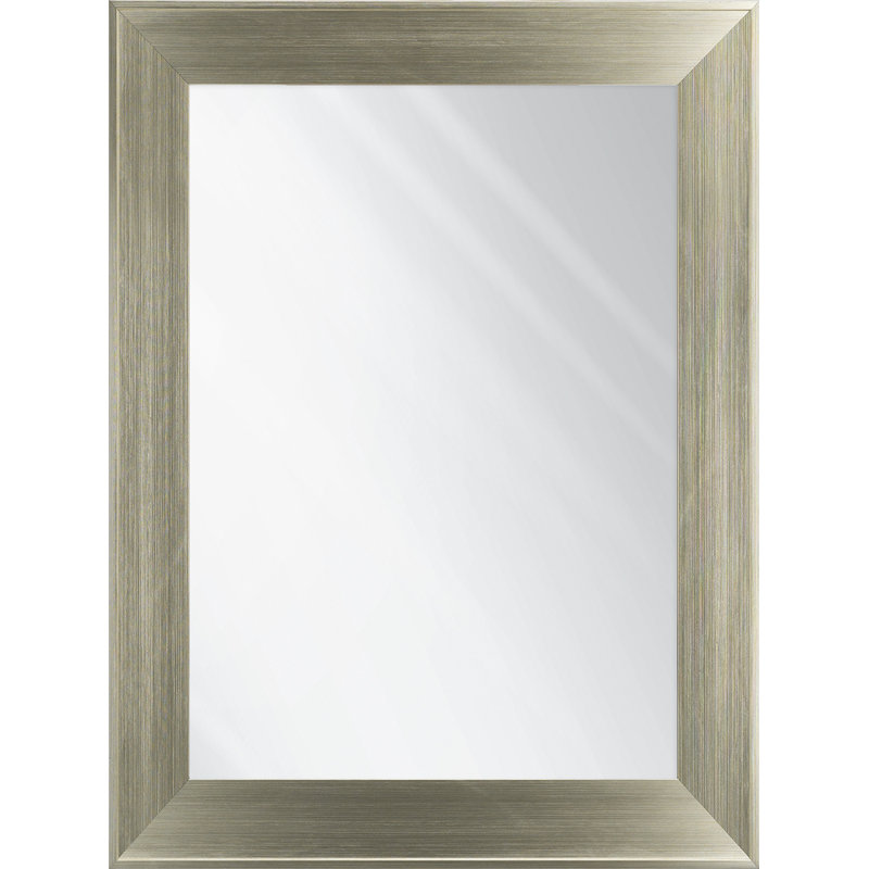 Culberson Plastic Flat Mirror, 54 cm H x 144 cm W, Champagne