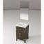 20 po Meuble-lavabo en chêne brun avec plateau en acrylique et 18 miroirs - espace de rangement généreux inclus-747899340