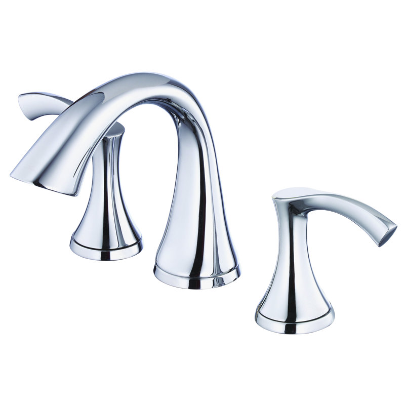 Antioch Widespread Bathroom Faucet with Drain Assembly, Chrome