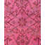 Overdyed Hand-Knotted Wool Modern-Contemporary Pink Area Rug 6' 0" x 9' 3"