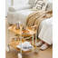 Table basse mobile avec chariot et poussette