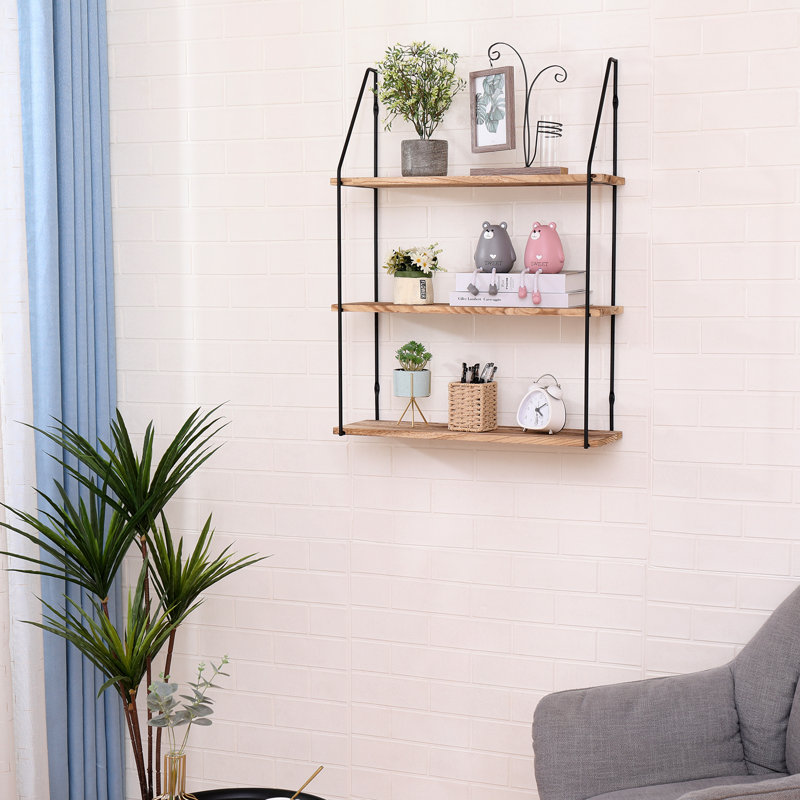 Rangement mural mural en bois rustique