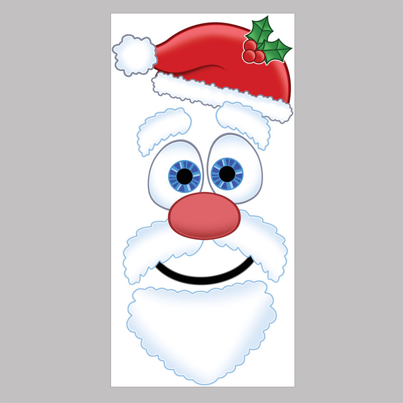 Murale de porte noël