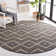 Furman Kilim Geometric Hand-Loomed Natural/Charcoal Area Rug