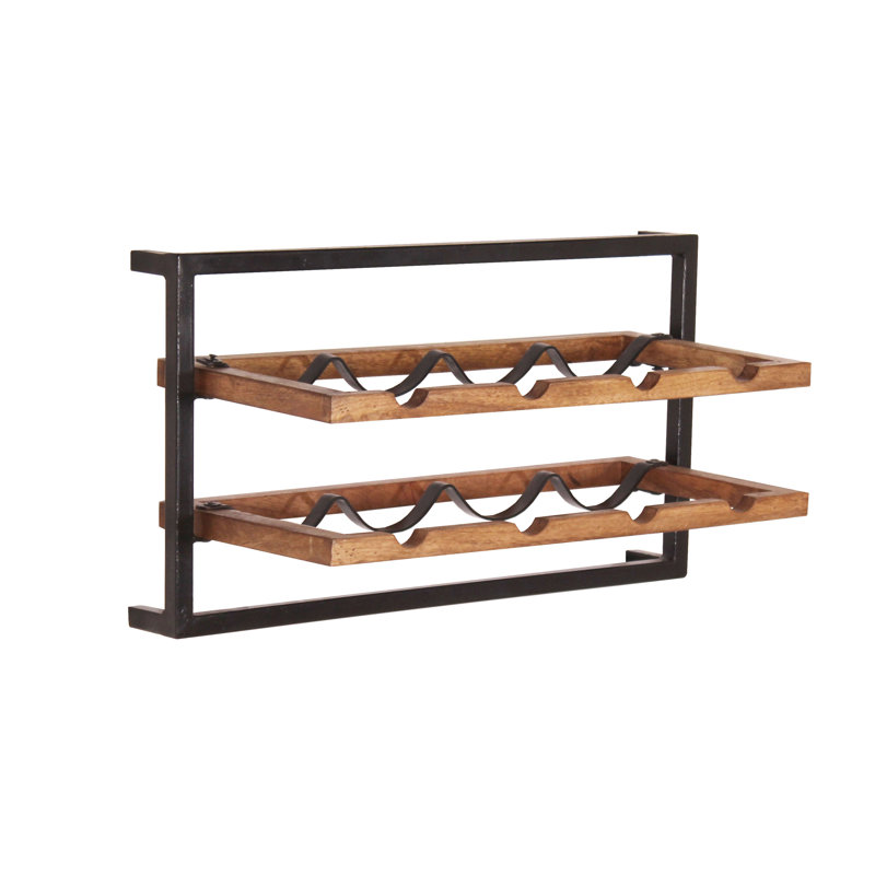 Lehoux Wall Mounted Wine Bottle Rack in