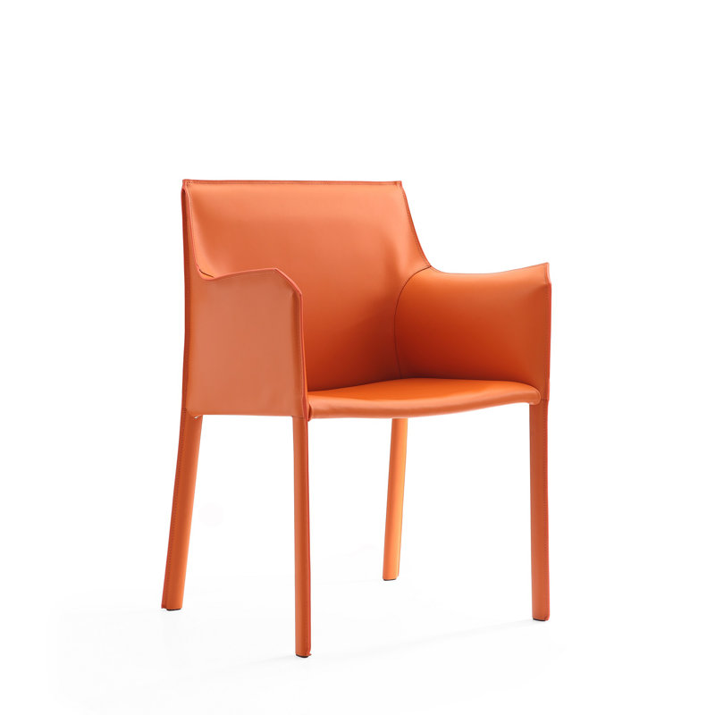 Halcourt Ladder Back Side Chair, Coral, 2