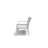 Naples 78'' Wide Rectangle Aluminum Patio Sofa