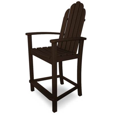 POLYWOOD® Classic Adirondack Patio Bar Stool