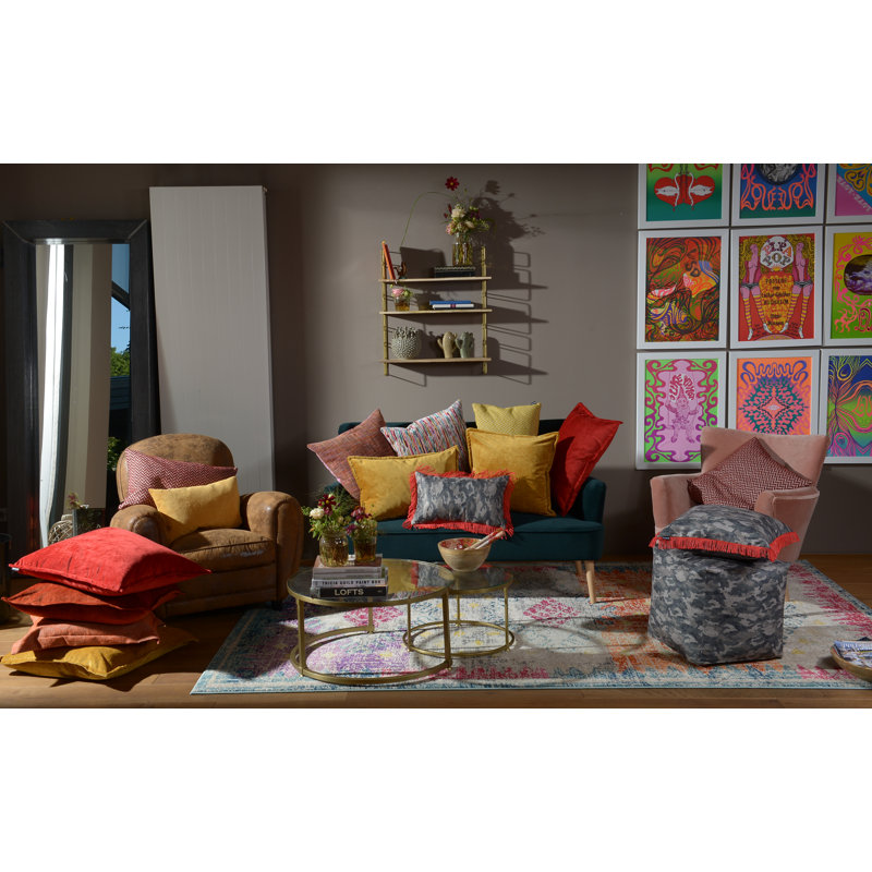 Bizantina Rectangular Cushion, Bordeaux