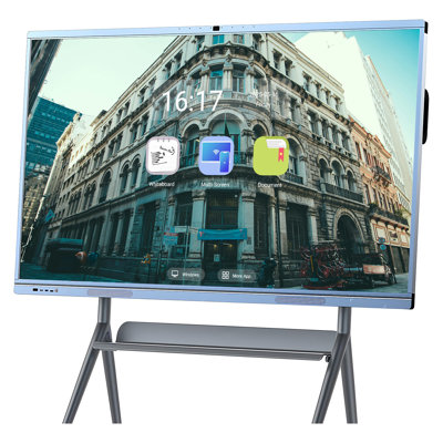 JYXCN Smart Board 4K, système de conférence vidéo interactif tactile IR + multi-casting pour salles de spectacle, salle de classe et bureau