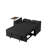BLACK VELVET SOFA BED