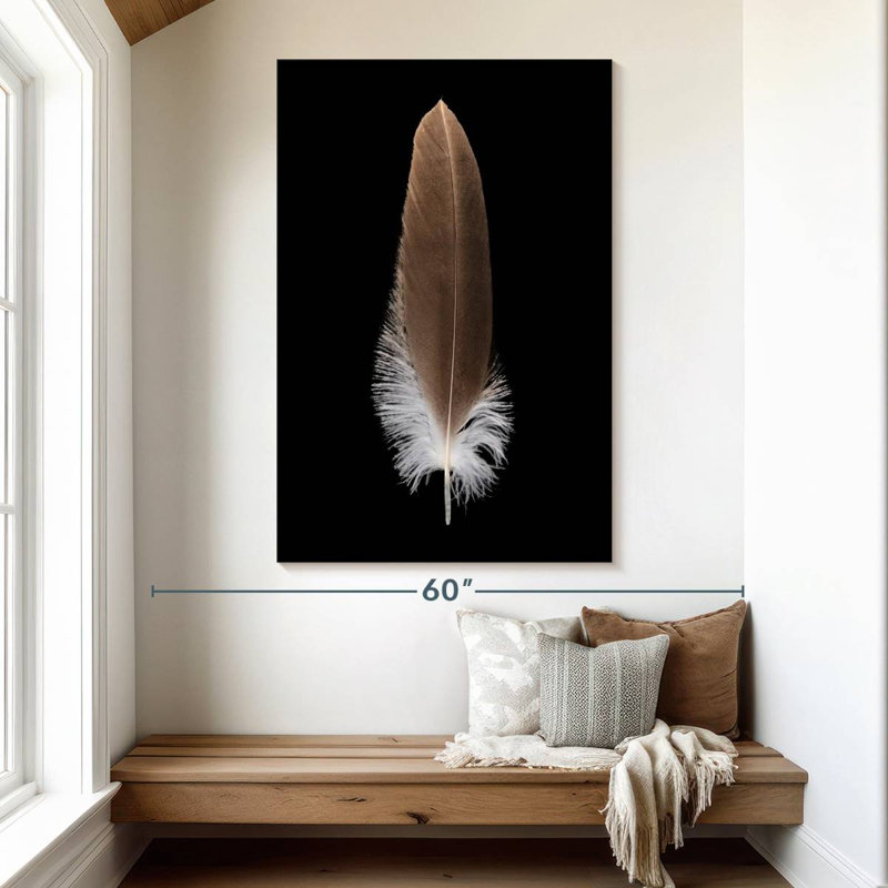 Kerner Eagle's Brown Feather, 51" H x 34" W