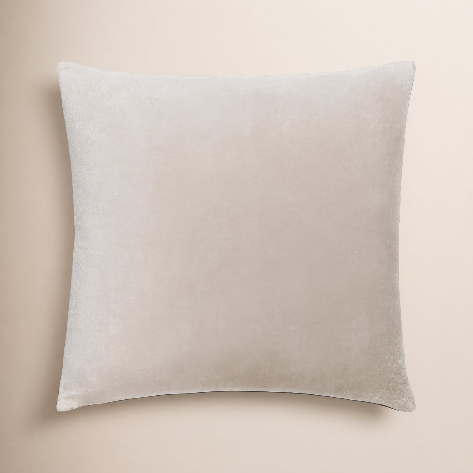 Denny Cotton Throw Pillow, 18" x 18", Down, Black