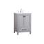 Meuble-lavabo simple 24 po avec plateau en marbre Hines-1649257910