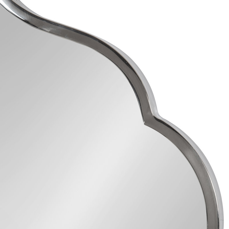 Miroir d'appoint Passabe Glam, 23 po x 37 po, Argent