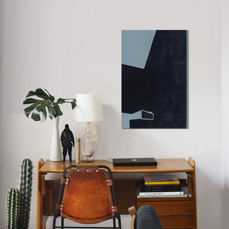 « ship shape i », impression sur toile, H 40 po x l 26 po x P 1,5 po, Toile tendue, Pas de tapis