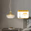 Lustre suspendu 11,75 "Dia X 10" H