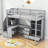Halchak Kids Twin Loft Bed with Drawers-1464966757