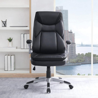 Chaise de bureau de direction avec support lombaire et accoudoirs rembourrés et ajustables Office Star