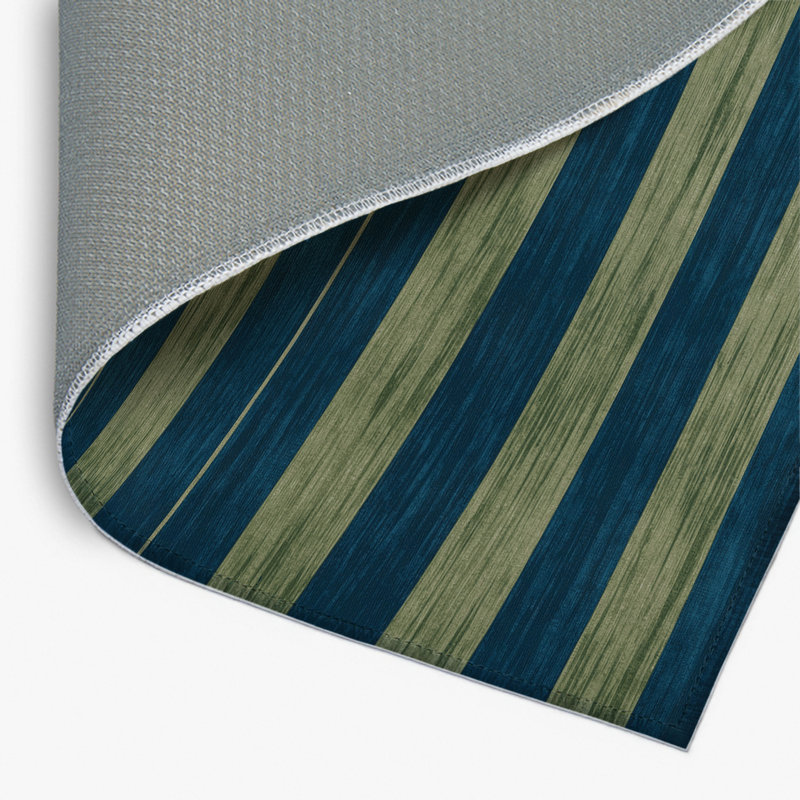 Tapis intérieur / extérieur bleu HorizontalStripes