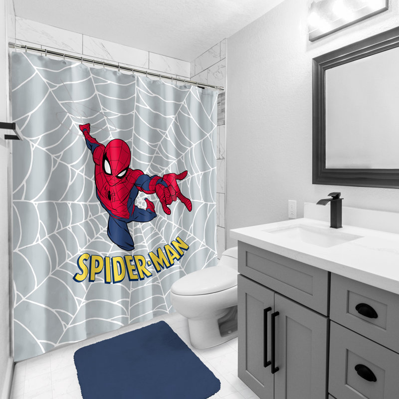 Spiderman - Bad Guys Beware shower curtain