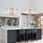Modern 6- Light 20.86" Dimmable Farmhouse Drum Chandelier With Fabric Shade For Kitchen Island Living room-772809981
