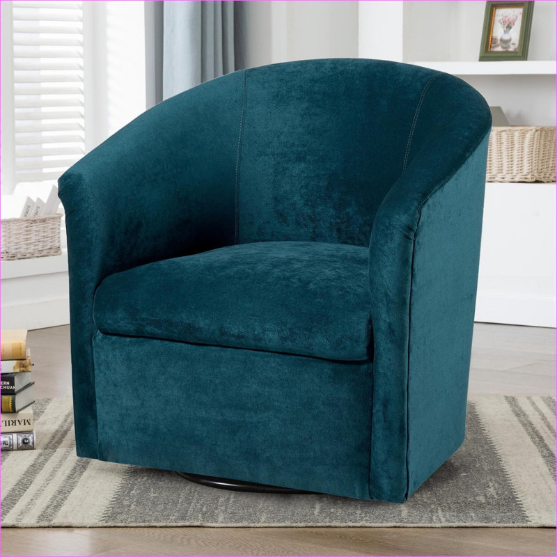 Fauteuil d'appoint pivotant à 360 degrés Eden Blue Sky