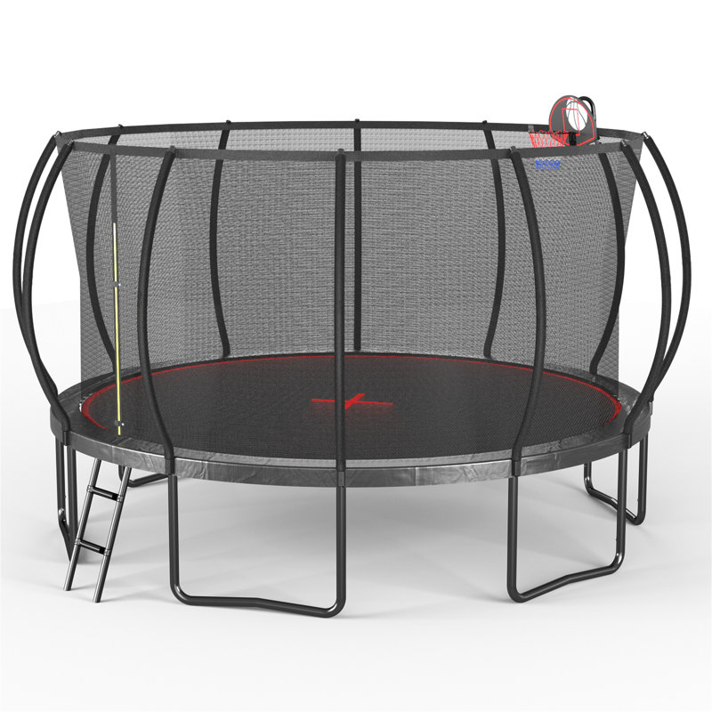 Trampoline citrouille 16 pi - Noir
