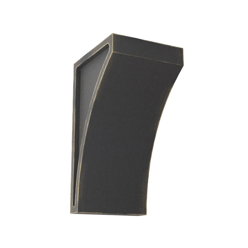 Corbeau Arlington, H 10 po x l 3 po x P 6,5 po, Noir